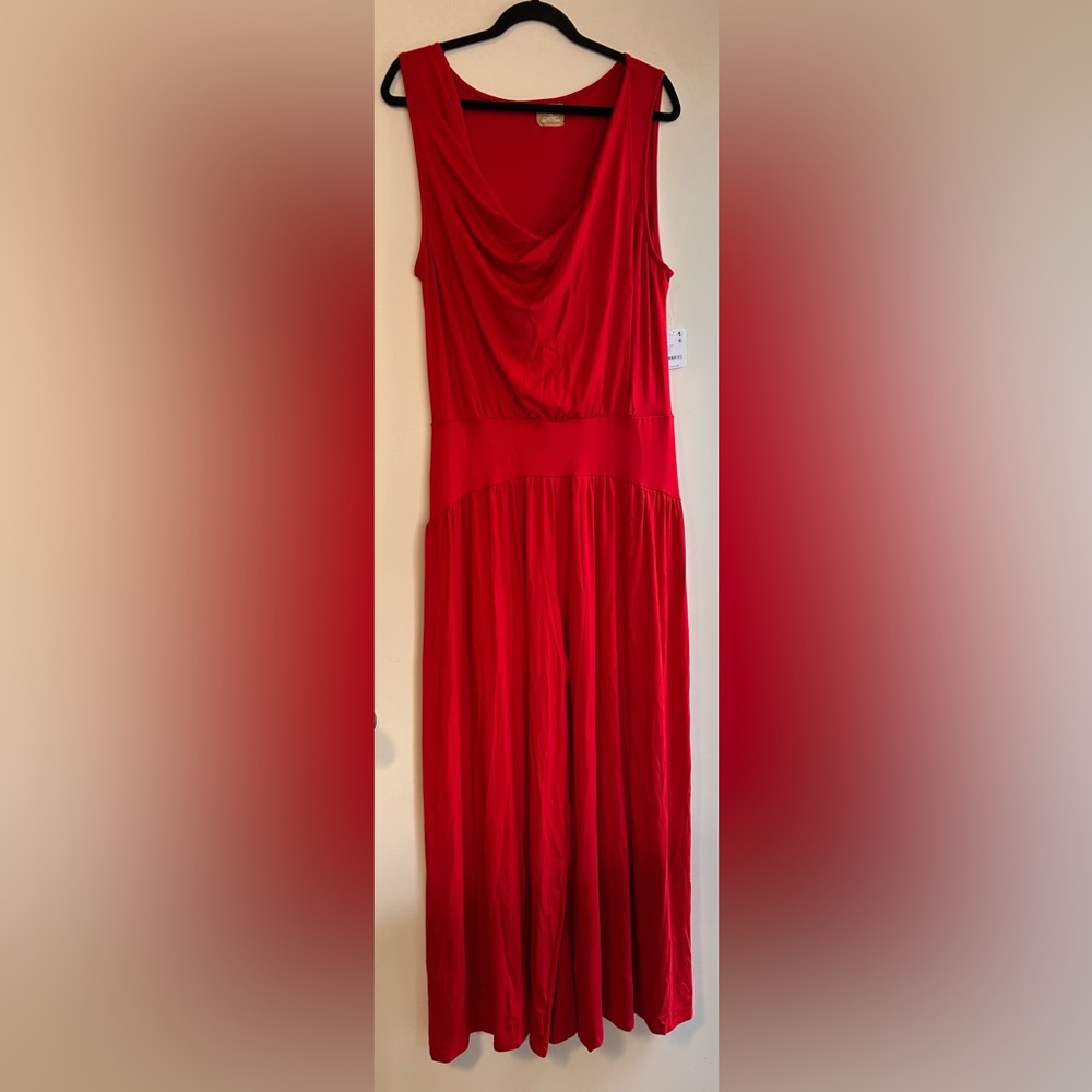 Free People royale one piece in red scarlet size large - Picture 5 of 9